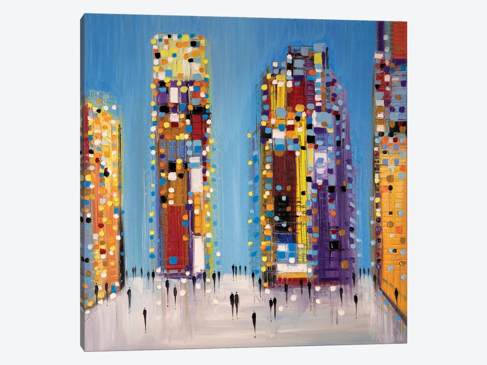 Once In The City by Ekaterina Ermilkina 1-piece Canvas Artwork