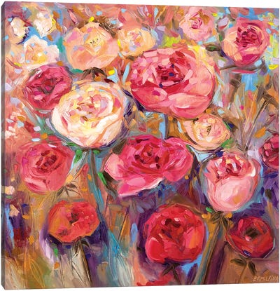Roses Canvas Art Print - Ekaterina Ermilkina