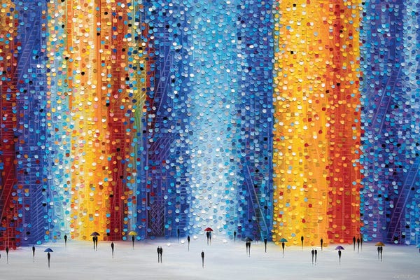 Fire & Ice: Rainy Night by Ekaterina Ermilkina