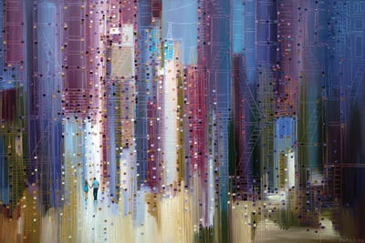 City Romance by Ekaterina Ermilkina canvas print