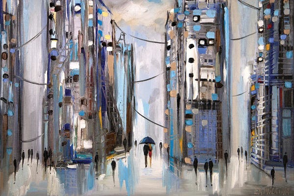Strolls In The City: Rainy Afternoon by Ekaterina Ermilkina
