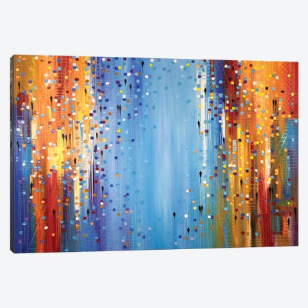 Colors Of The Night Canvas Print #ERM137} by Ekaterina Ermilkina Canvas Wall Art