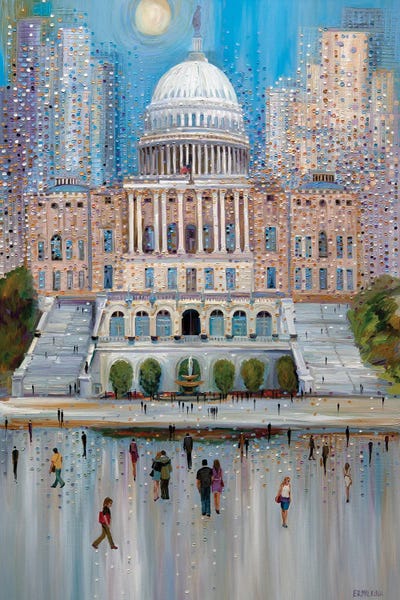 Washington, D.C.: Washington DC Capitol by Ekaterina Ermilkina