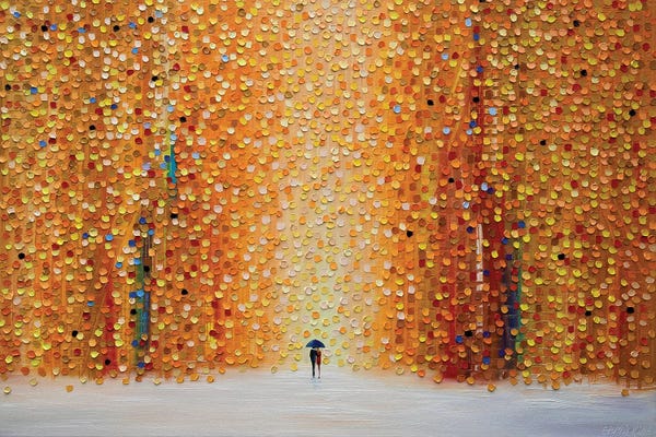 Office: Our Rainy Sunset by Ekaterina Ermilkina