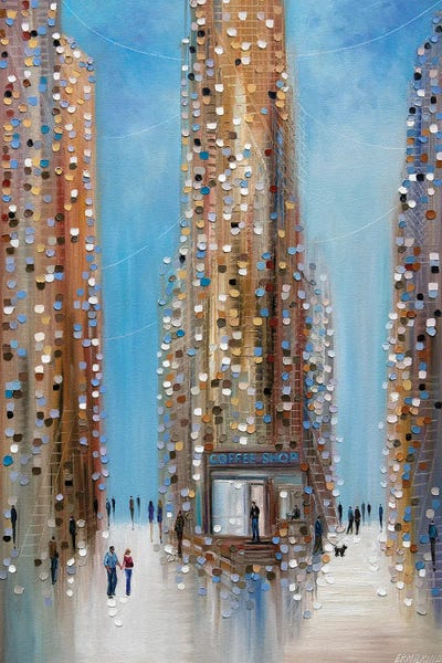 Silhouettes: Coffee Shop by Ekaterina Ermilkina