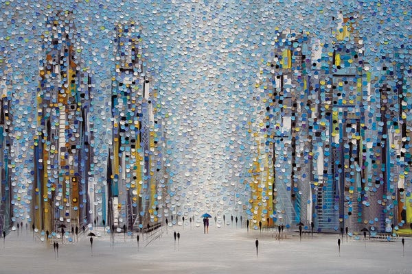 Strolls In The City: Sunny Cityscape by Ekaterina Ermilkina