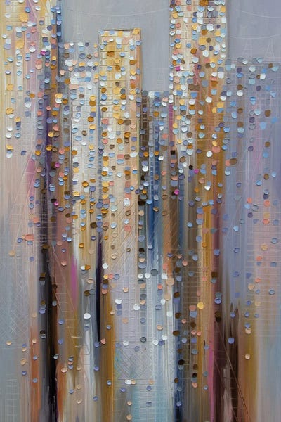 City In The Clouds I by Ekaterina Ermilkina canvas print