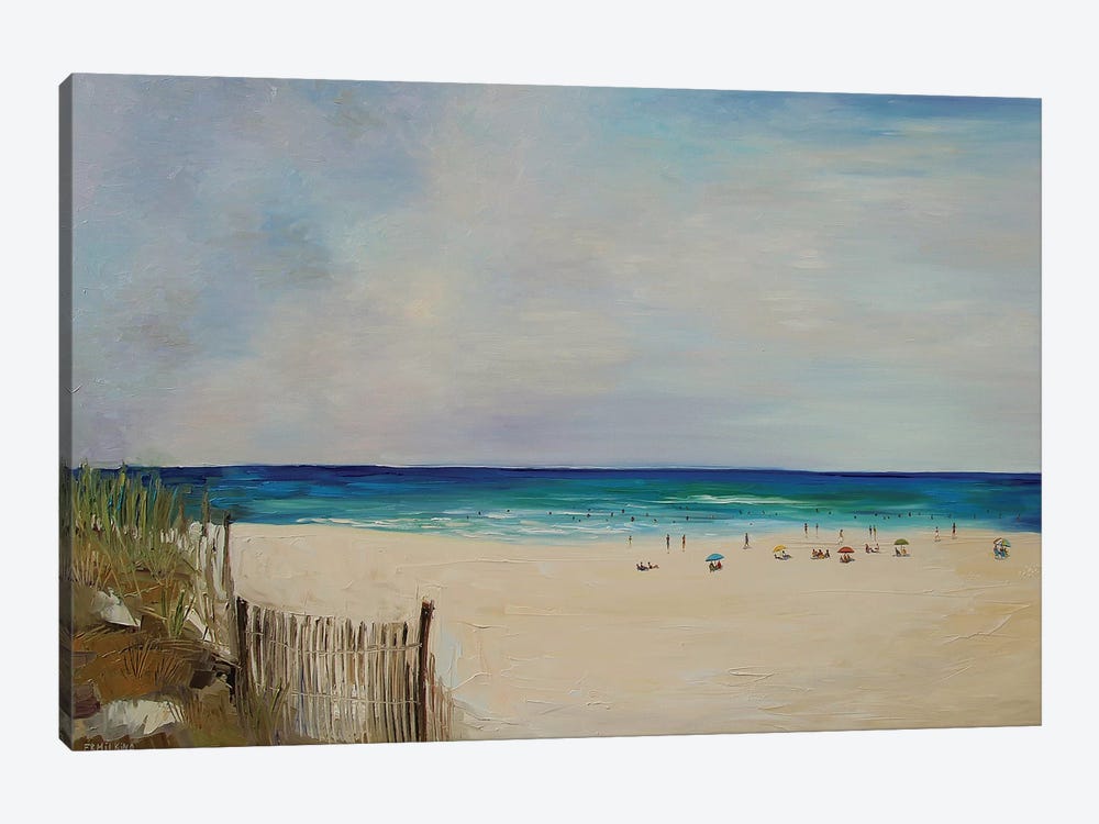 Beach by Ekaterina Ermilkina 1-piece Canvas Print