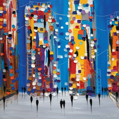 City Sunrise by Ekaterina Ermilkina canvas print