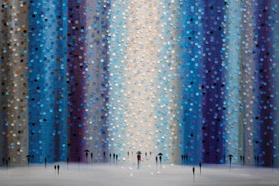 Rainy City by Ekaterina Ermilkina canvas print