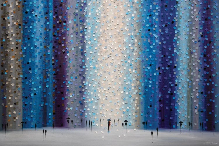 Rainy City by Ekaterina Ermilkina wall art