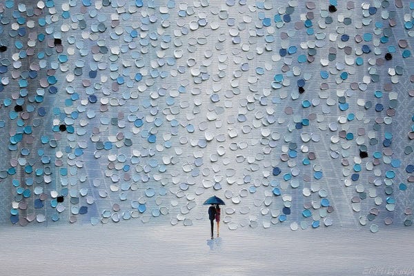 Umbrellas: Dreaming In The Rain by Ekaterina Ermilkina