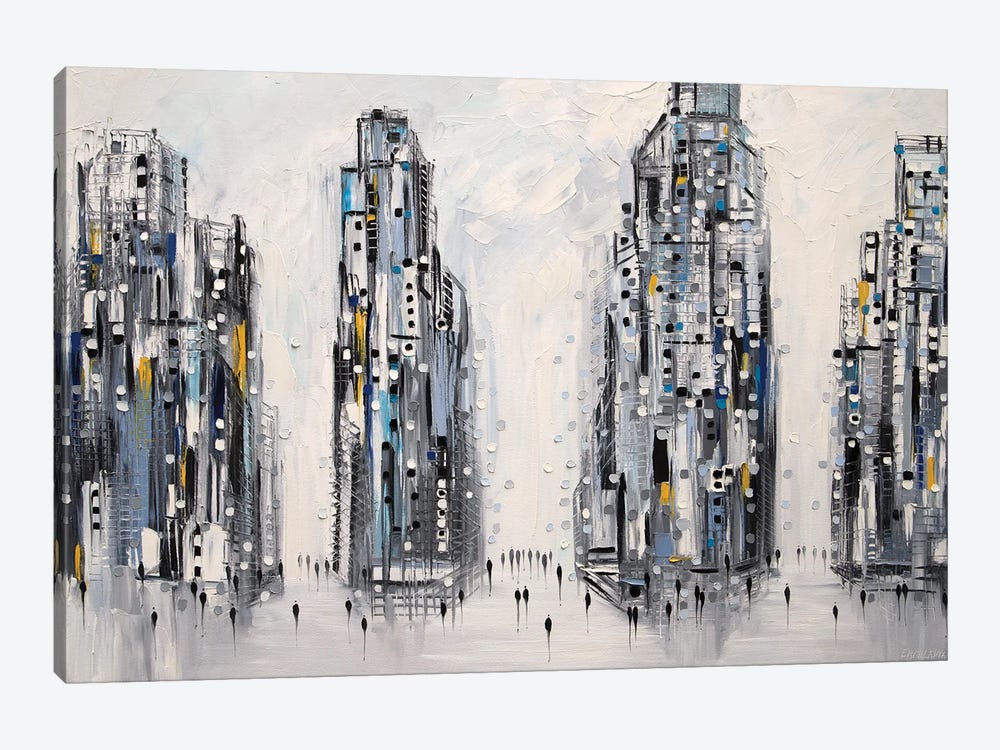 Metropolis by Ekaterina Ermilkina 1-piece Canvas Print