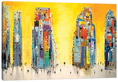 Cosmopolitan City Canvas Art Print - Ekaterina Ermilkina