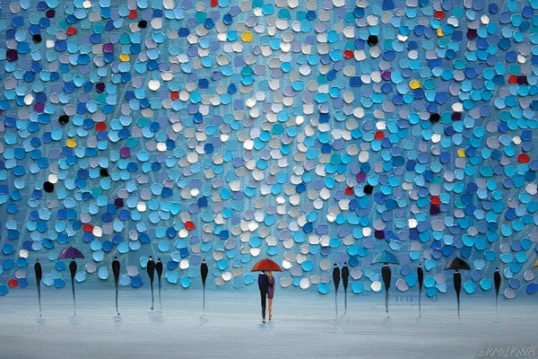 Umbrellas: Happy Rain by Ekaterina Ermilkina