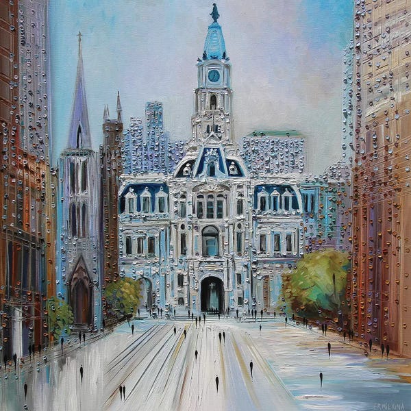 Domes: City Hall Philadelphia by Ekaterina Ermilkina