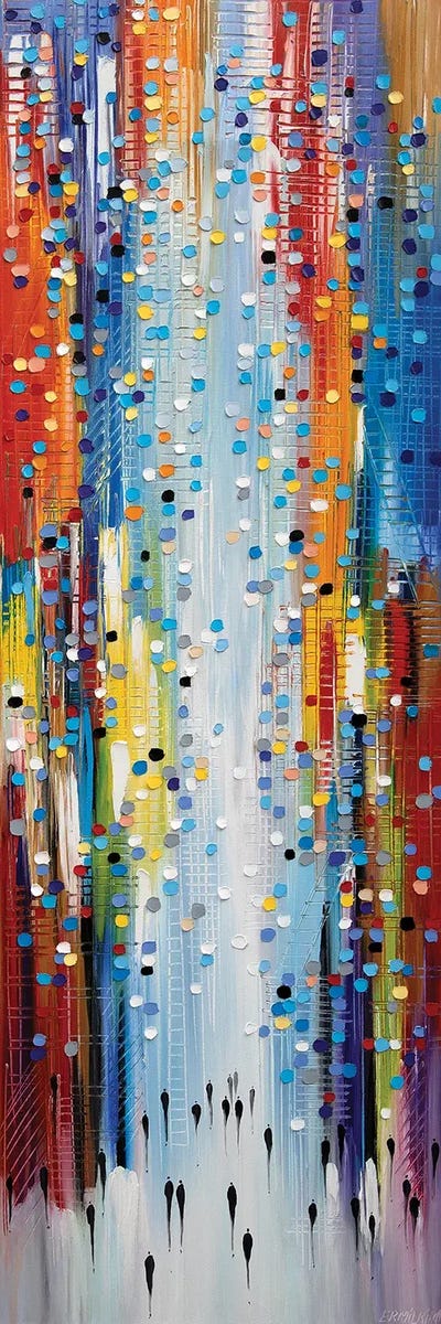 Hometown by Ekaterina Ermilkina multi panel art