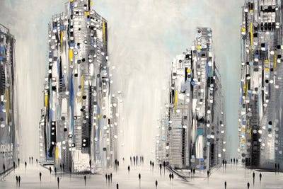 Early City Stroll by Ekaterina Ermilkina canvas print