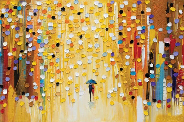 Umbrellas: Hot Sunset by Ekaterina Ermilkina