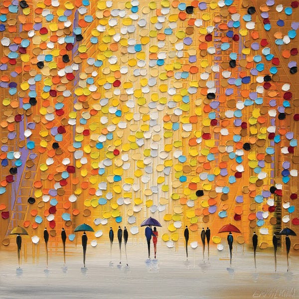 Umbrellas: Yesterday's Rain by Ekaterina Ermilkina