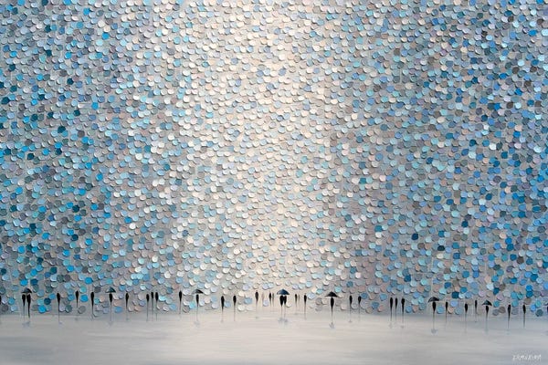 Palette Knife Prints: Dreaming by Ekaterina Ermilkina