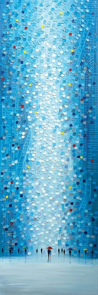 Office: Blue Rainstorm by Ekaterina Ermilkina