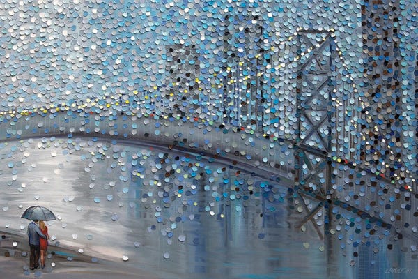 Strolls In The City: Rainy Date With The Bridge View by Ekaterina Ermilkina