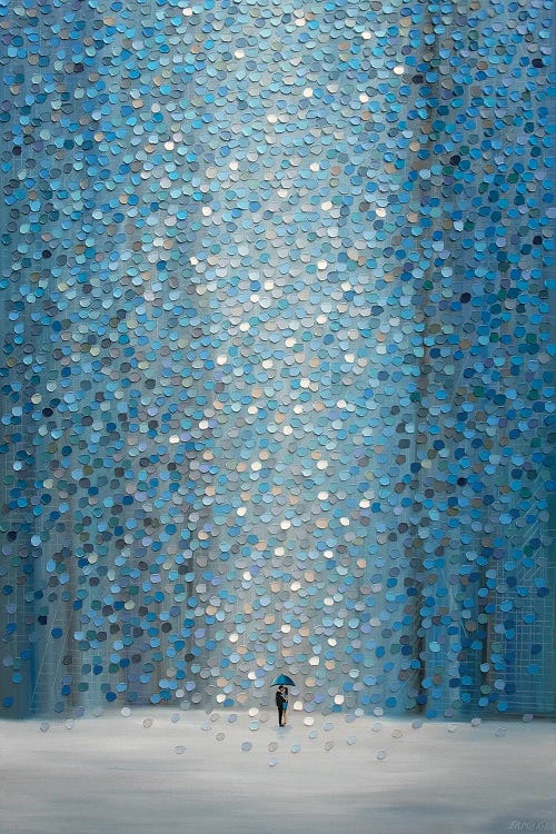 Infinity Kiss by Ekaterina Ermilkina canvas print