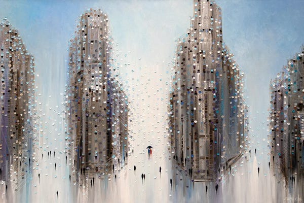 Industrial Office: City Mood by Ekaterina Ermilkina