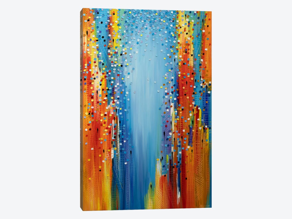 City In Motion by Ekaterina Ermilkina 1-piece Canvas Art