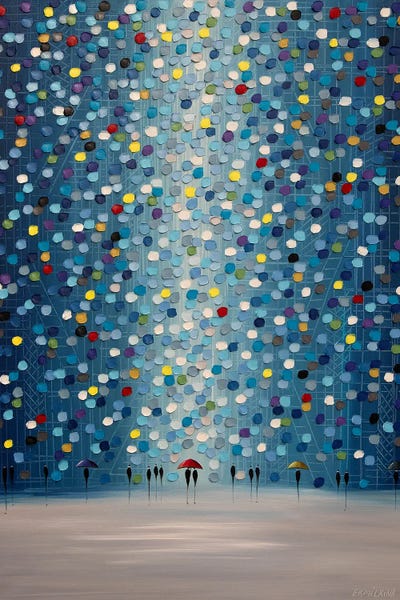 Umbrellas: Night Life by Ekaterina Ermilkina