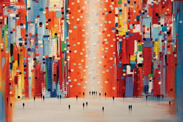 Colorful Abstracts: Sunset Dreaming by Ekaterina Ermilkina