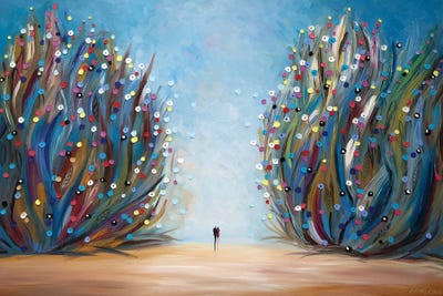 Ekaterina Ermilkina - Acrylic Wall Art: Love In Bloom by Ekaterina Ermilkina