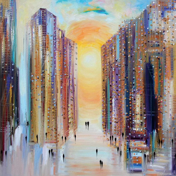 City Sunrises & Sunsets: Drowning in the Sun by Ekaterina Ermilkina