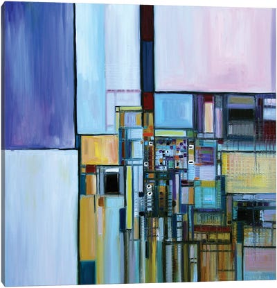 Industry Canvas Art Print - Muted & Modular Abstracts