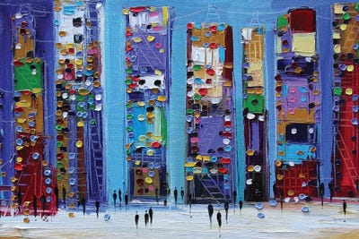 Manhattan by Ekaterina Ermilkina art print