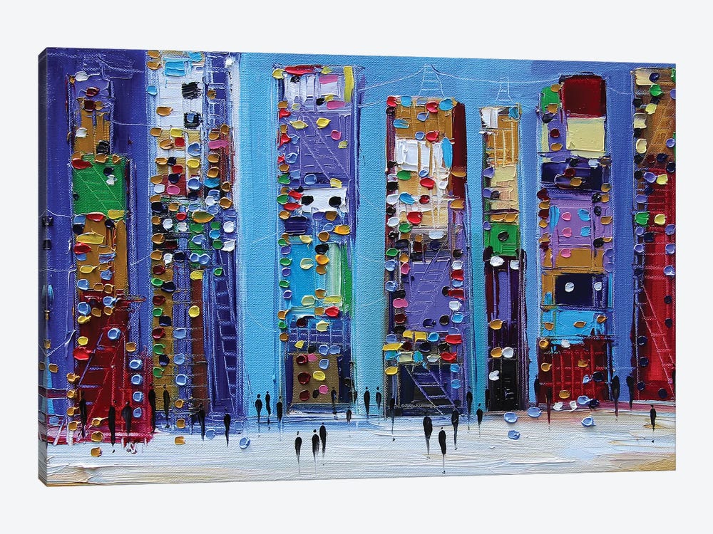 Manhattan by Ekaterina Ermilkina 1-piece Canvas Wall Art