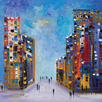 NYC by Ekaterina Ermilkina art print