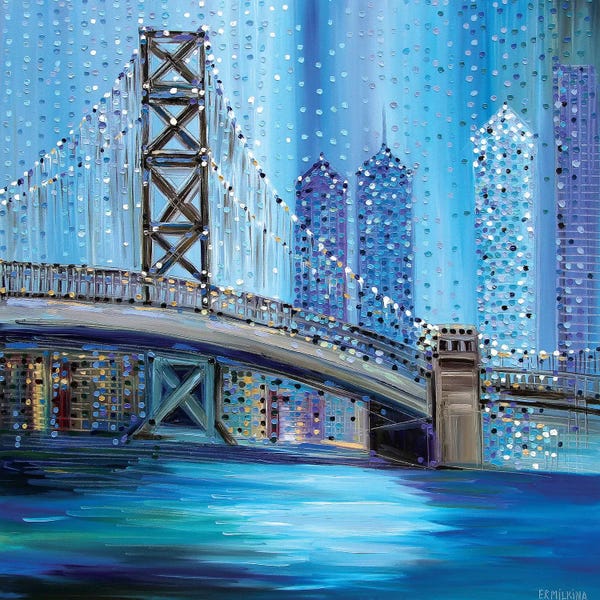 Pennsylvania: Philadelphia Bridge by Ekaterina Ermilkina