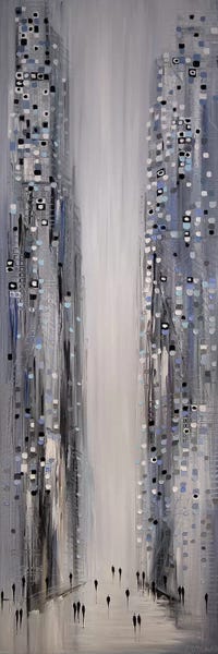 Silhouettes: City In Lights by Ekaterina Ermilkina