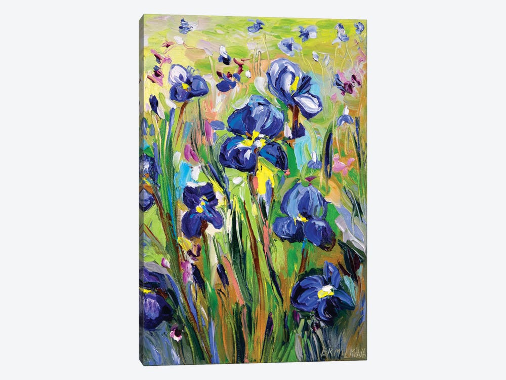 Iris Garden by Ekaterina Ermilkina 1-piece Art Print
