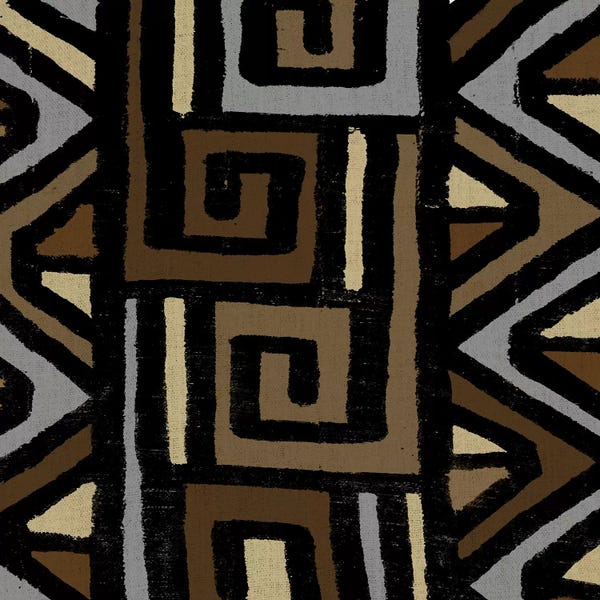 Global Patterns: Mudcloth Geometric Design VI by Ellie Roberts