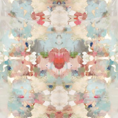 Resonate In Pink & Blue by Ellie Roberts framed canvas print