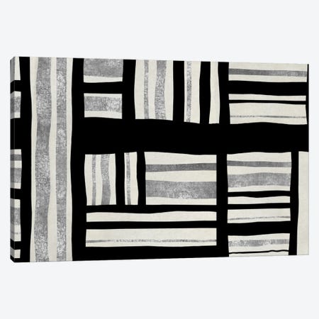 Intersect - Silver Canvas Print #ERO53} by Ellie Roberts Canvas Print