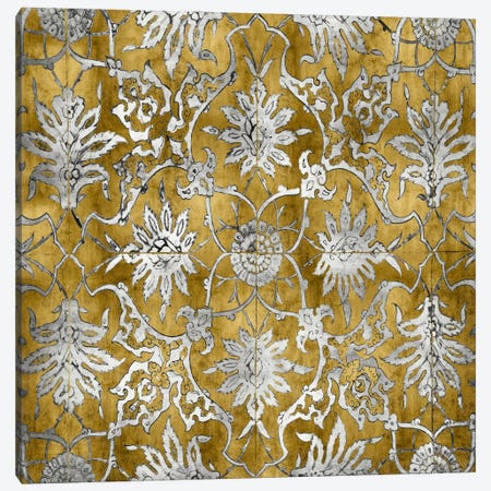 Ornate In Gold And Silver Canvas Print #ERO57} by Ellie Roberts Canvas Wall Art