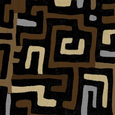 Mudcloth Geometric Design I by Ellie Roberts framed wall art