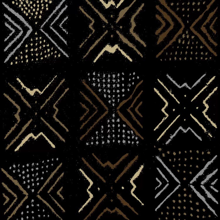 Mudcloth Geometric Design III by Ellie Roberts wall art