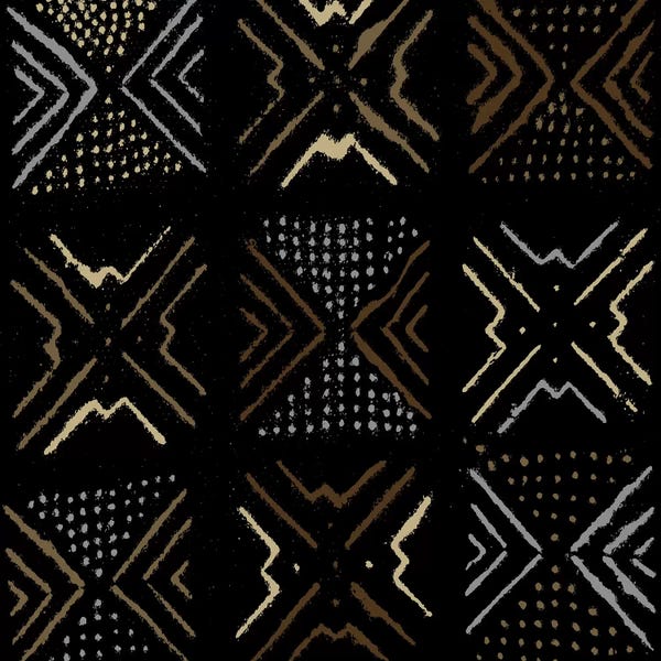 Tribal: Mudcloth Geometric Design III by Ellie Roberts