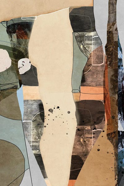 Effortless Earth Tone Abstracts: In Between by Roberto Moro