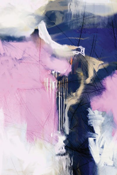 I Love Pink by Roberto Moro canvas print